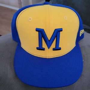 Milwaukee Brewers Wool Fitted 7 3/8 Cap